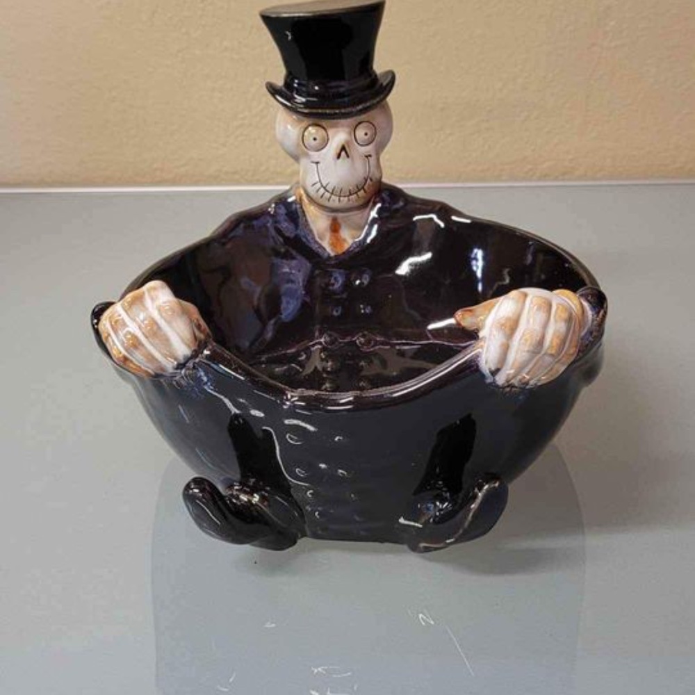 Halloween Decor. PWP Boney Bowl